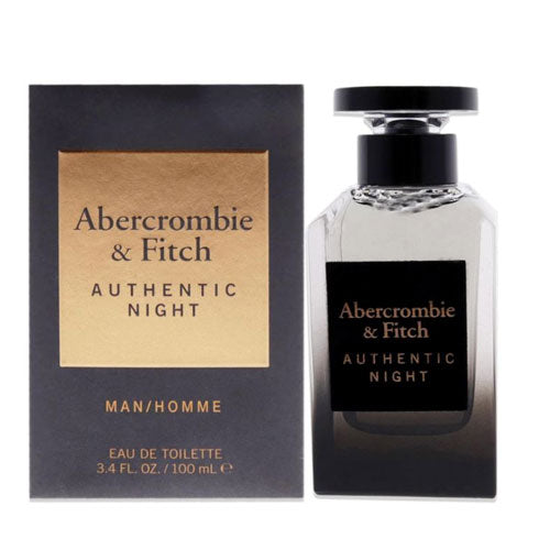 ABERCROMBIE AUTHENTIC NIGHT MEN 3.4 OZ  EDT SP