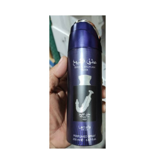 LATTAFA PRIDE DEO “ISHQ AL SHUYUKH SILVER I” DEO SPR 6.7 U